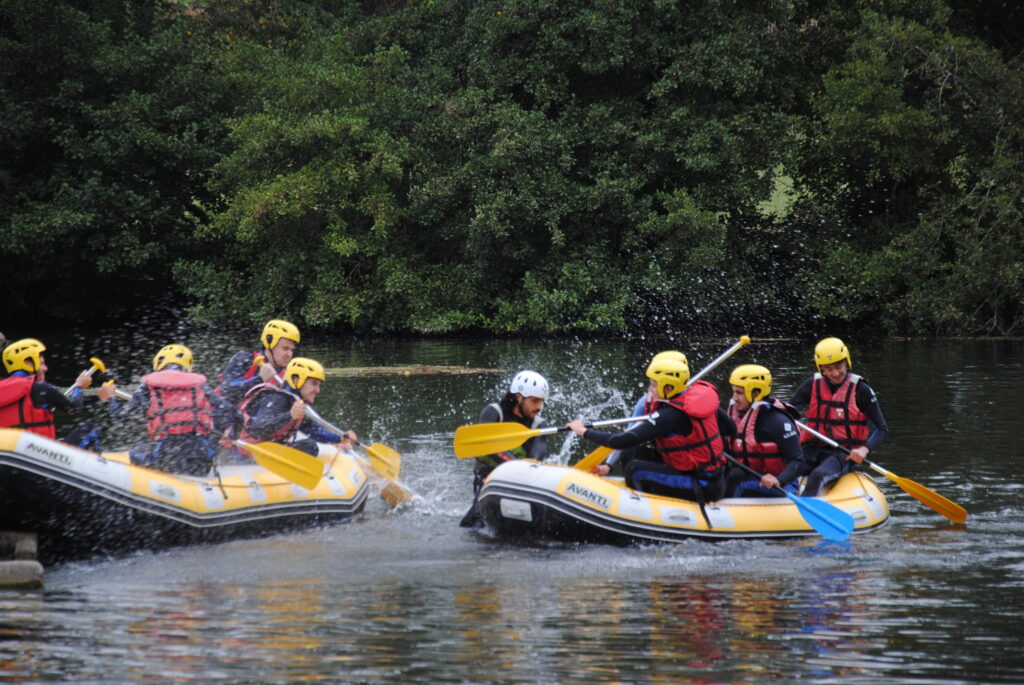 Les étudiants de BTS NDRC étaient au rafting à Bidarray.