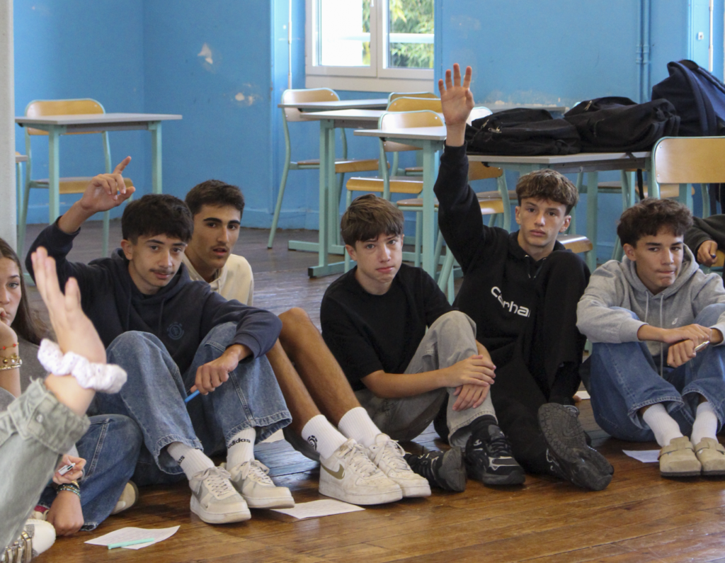 Les secondes ont participé à l'atelier Connaissance de soi pour apprendre à mieux se connaître.