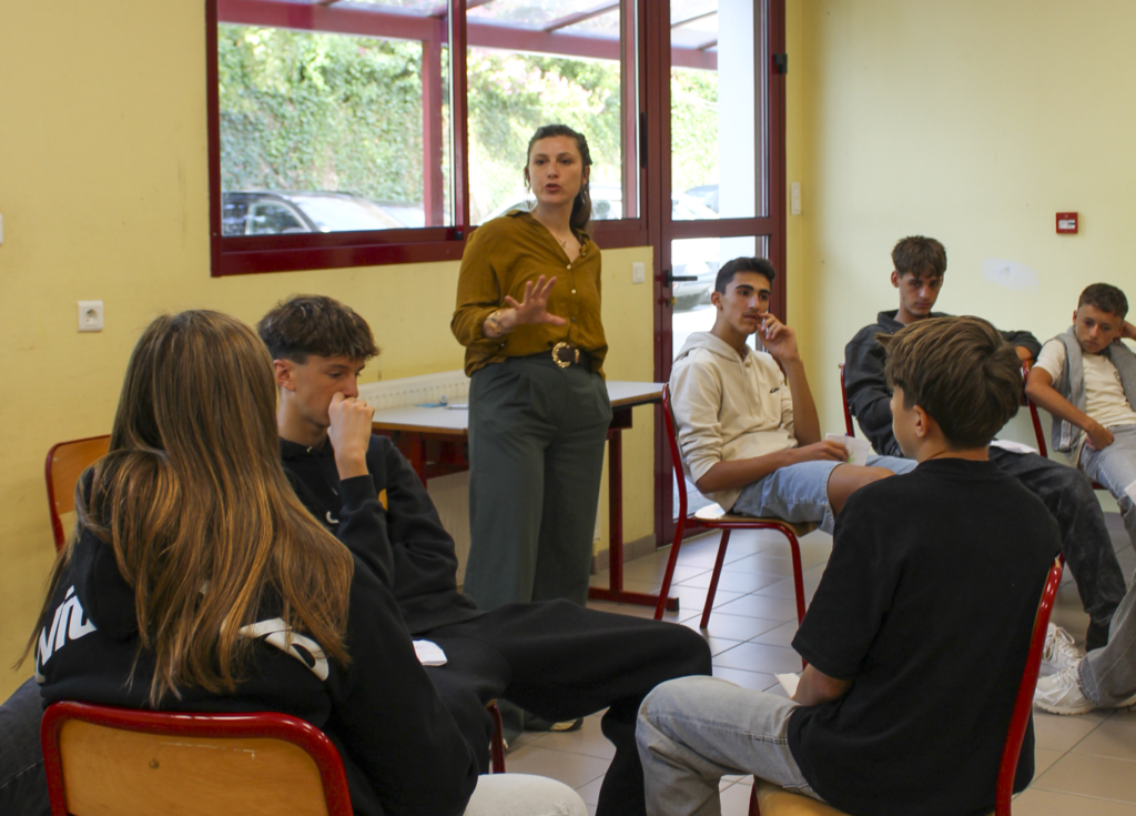 Les secondes ont participé à l'atelier Connaissance de soi pour apprendre à mieux se connaître.