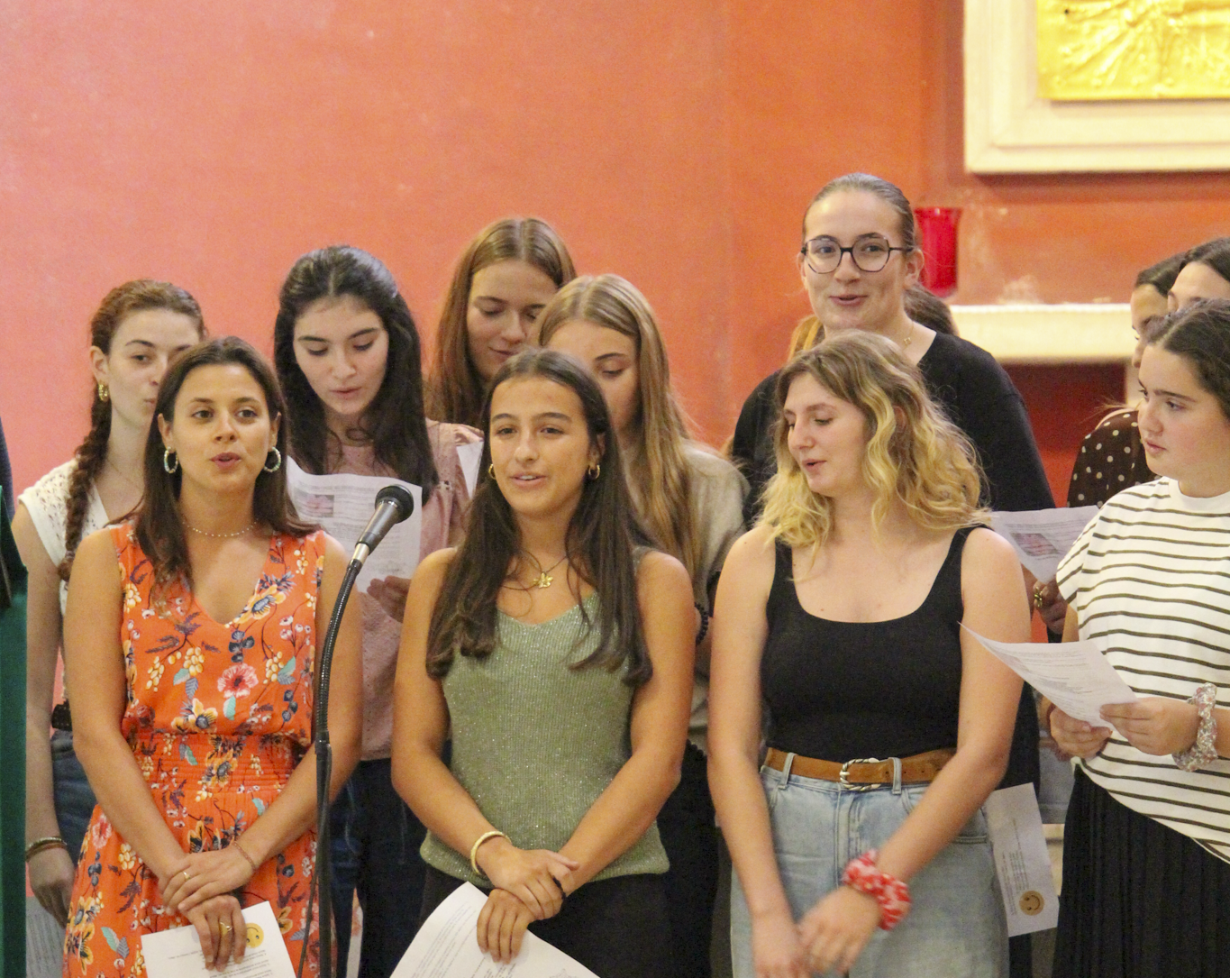 Certains élèves ont participé à la traditionnelle Célébration de rentrée.